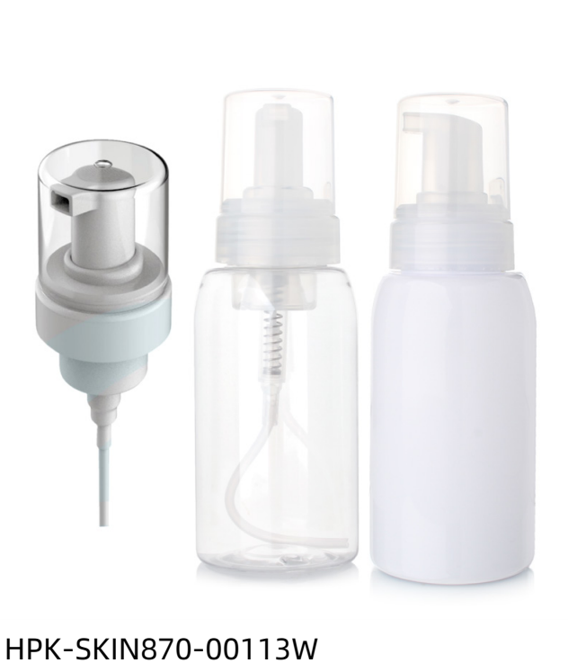 White or Transparent  Plastic  Foam Pump Bottle